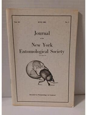 Journal of the New York Entomological Society June 1982 Vol 90 No 2